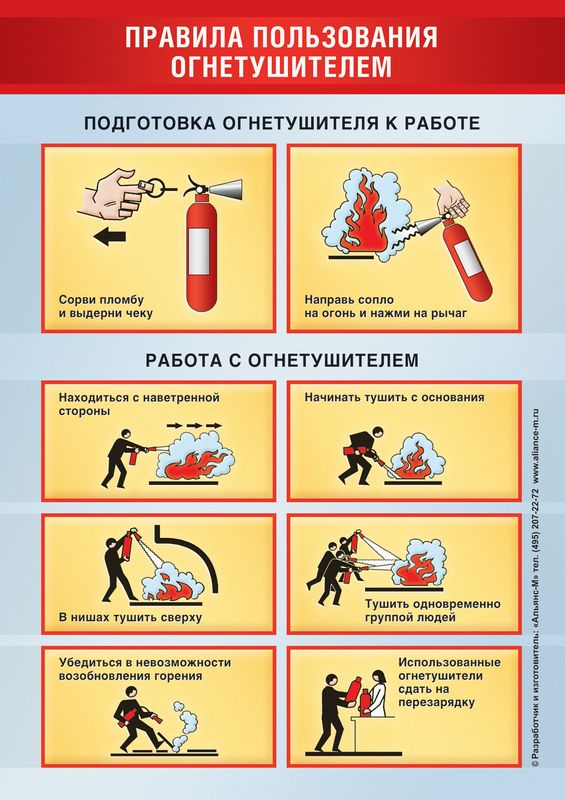 Инструкция пожарной безопасности при пожаре для школьников